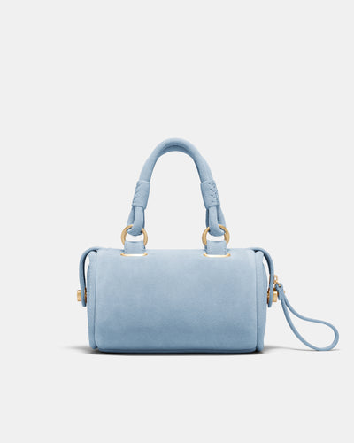 Turnlock Bowler Grab Crossbody Bag - Cornflower
