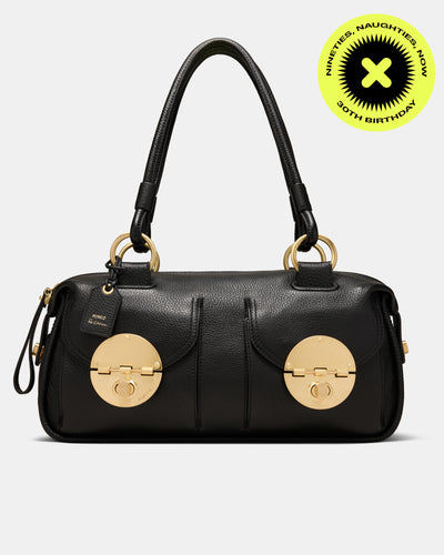 Turnlock East West Bag - Black
