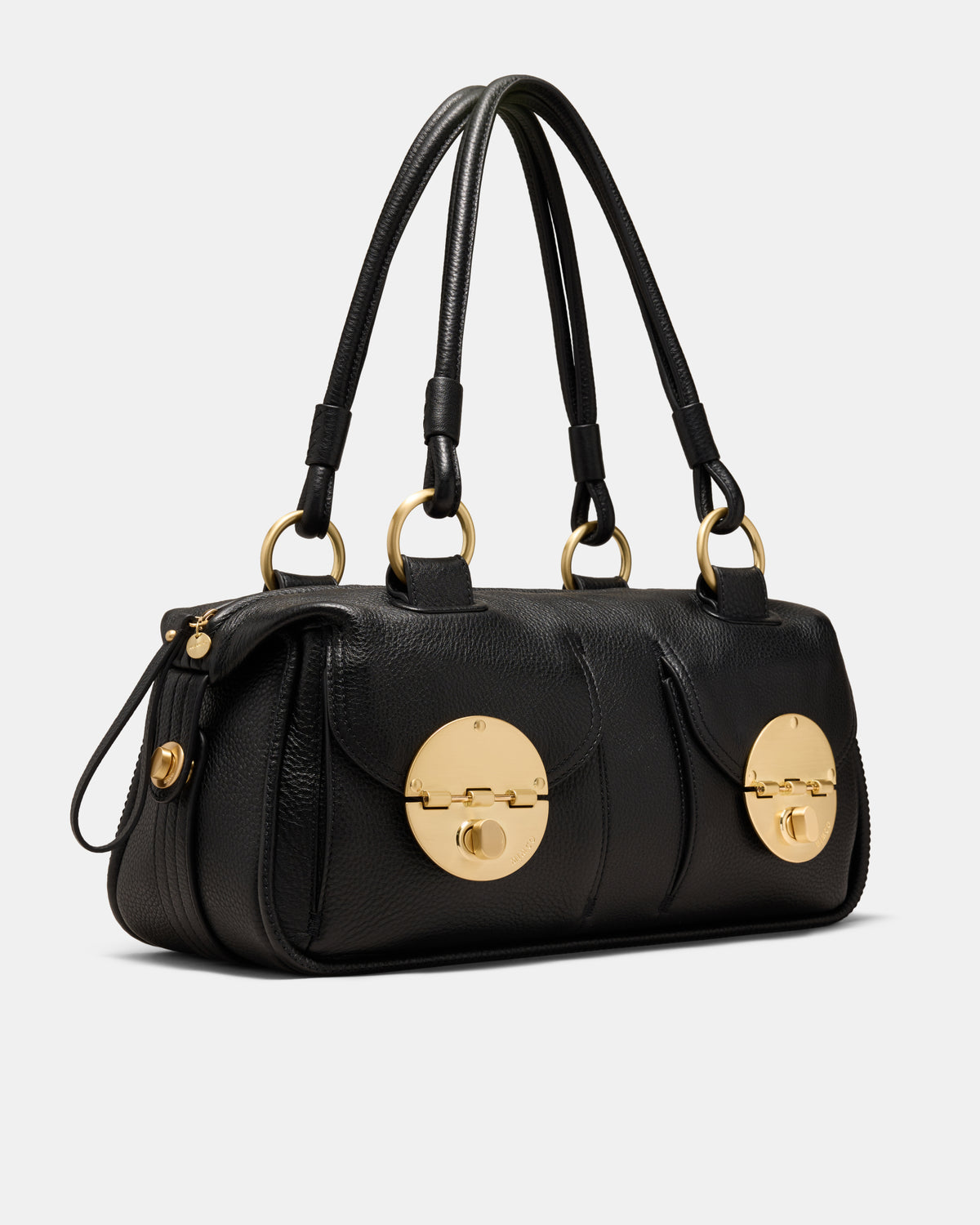 Turnlock East West Bag - Black