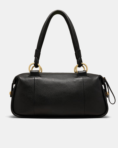 Turnlock East West Bag - Black