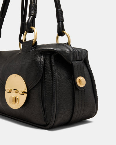 Turnlock East West Bag - Black