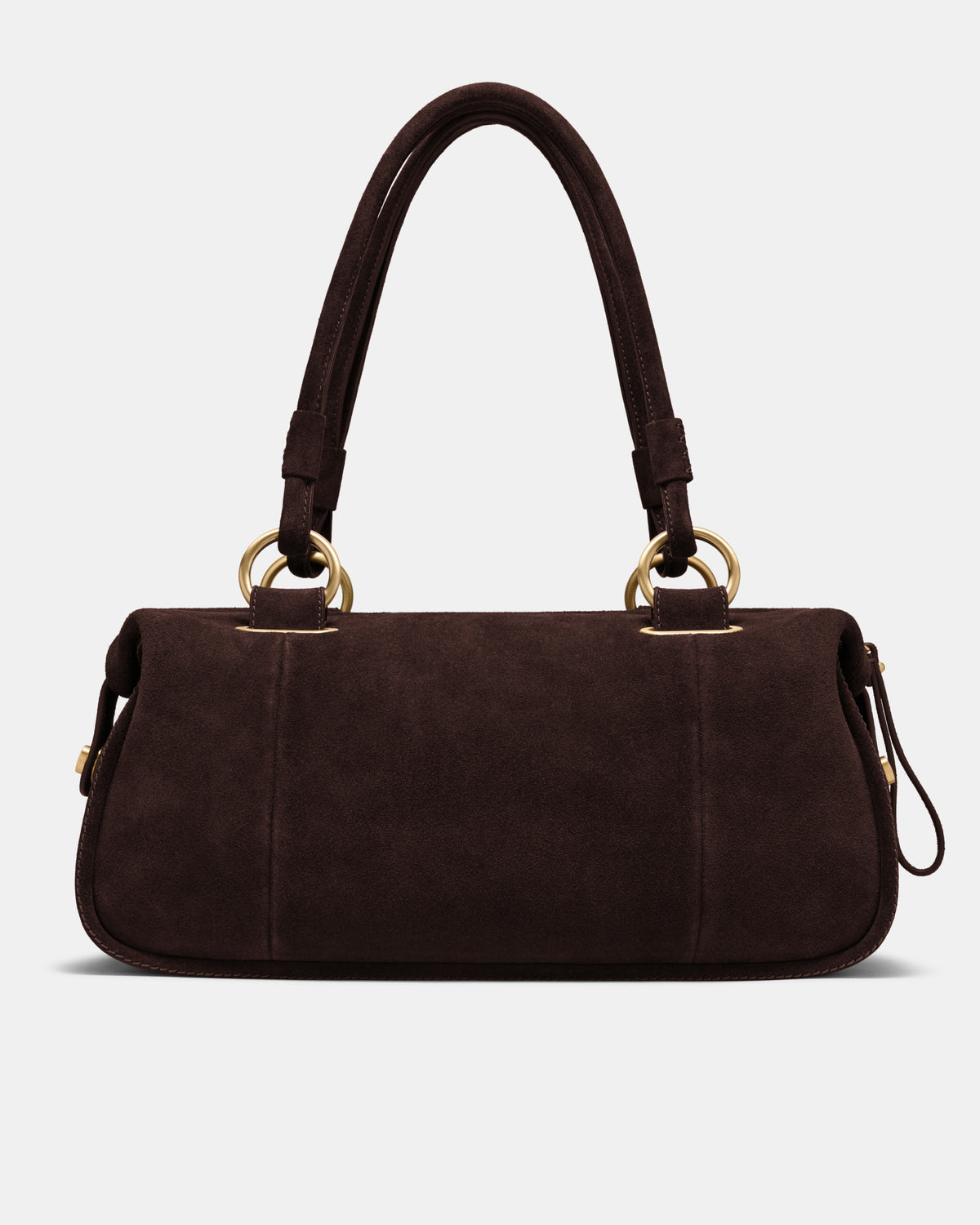 Turnlock East West Bag - Chocolate