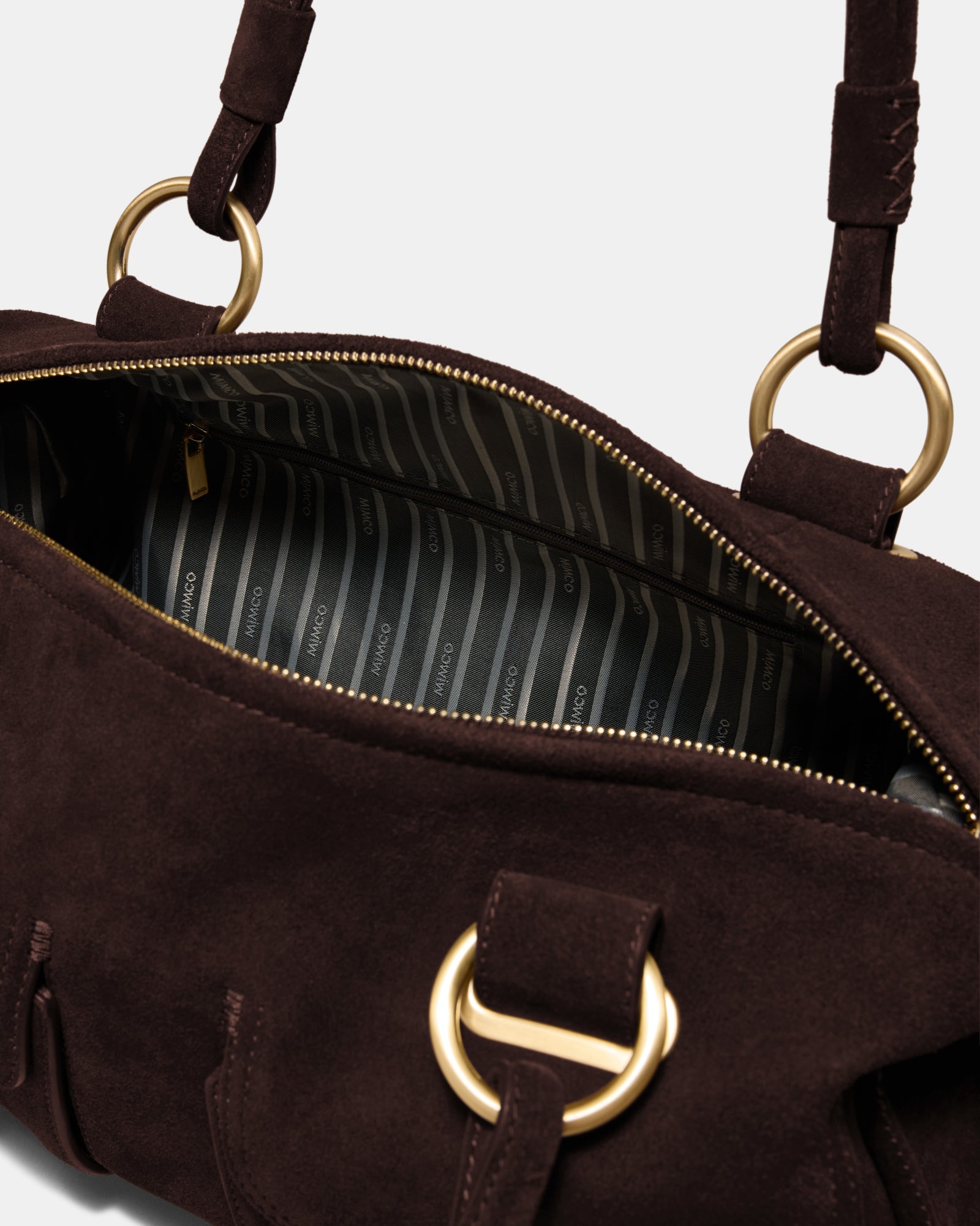 Turnlock East West Bag - Chocolate