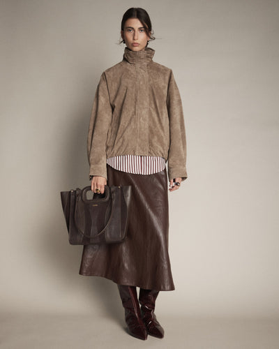 Harlowe Tote Bag - Bitter Chocolate