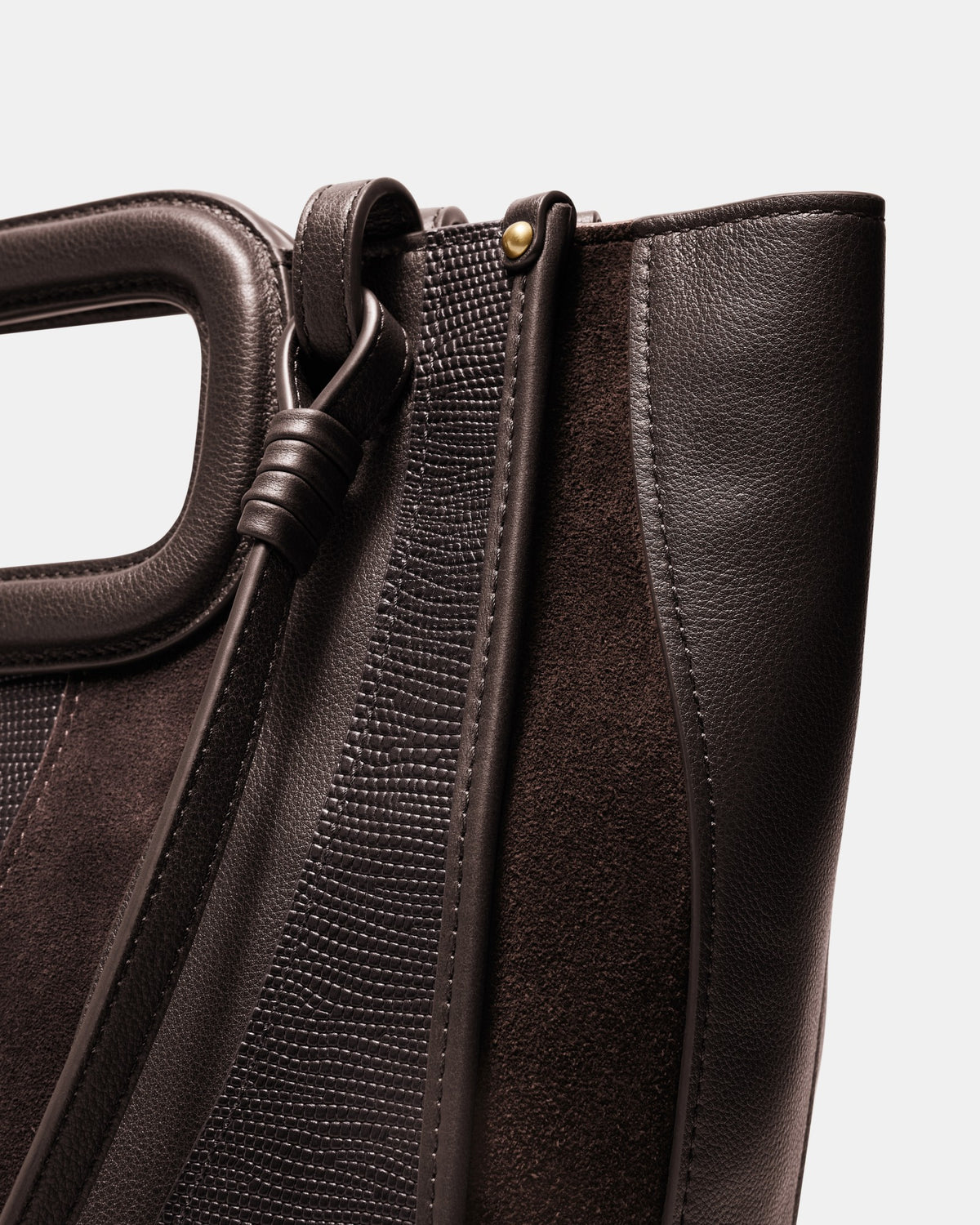 Harlowe Tote Bag - Bitter Chocolate