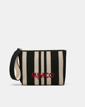 Blondie Pouch - Black Stripe