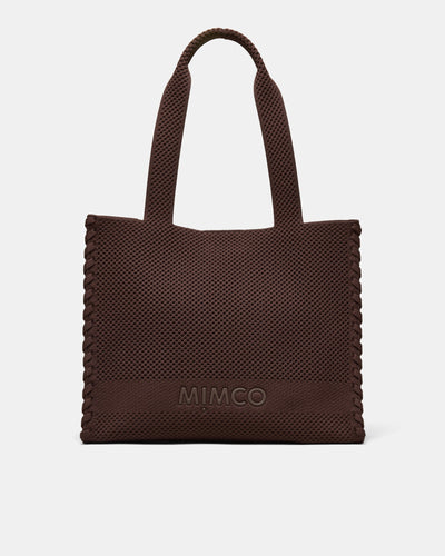 Blondie Boxy Tote Bag - Chocolate