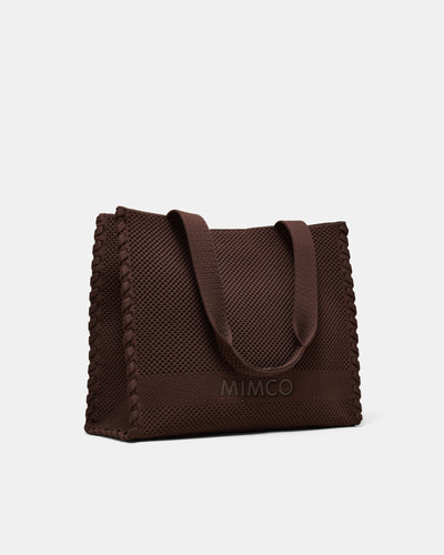 Blondie Boxy Tote Bag - Chocolate