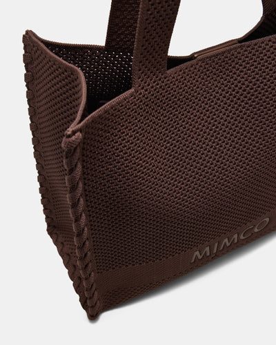 Blondie Boxy Tote Bag - Chocolate