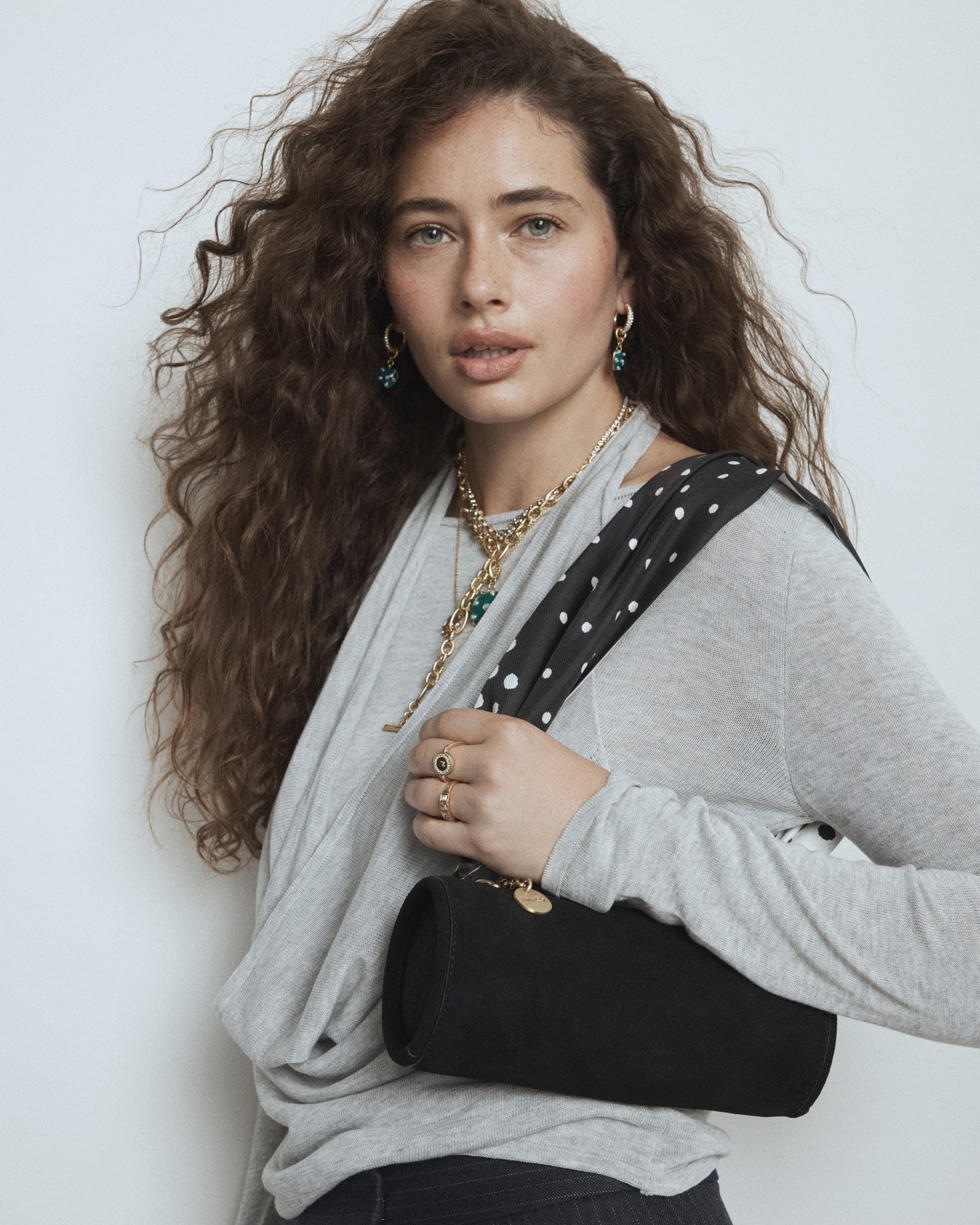 Barrel Mini Shoulder Bag - Black