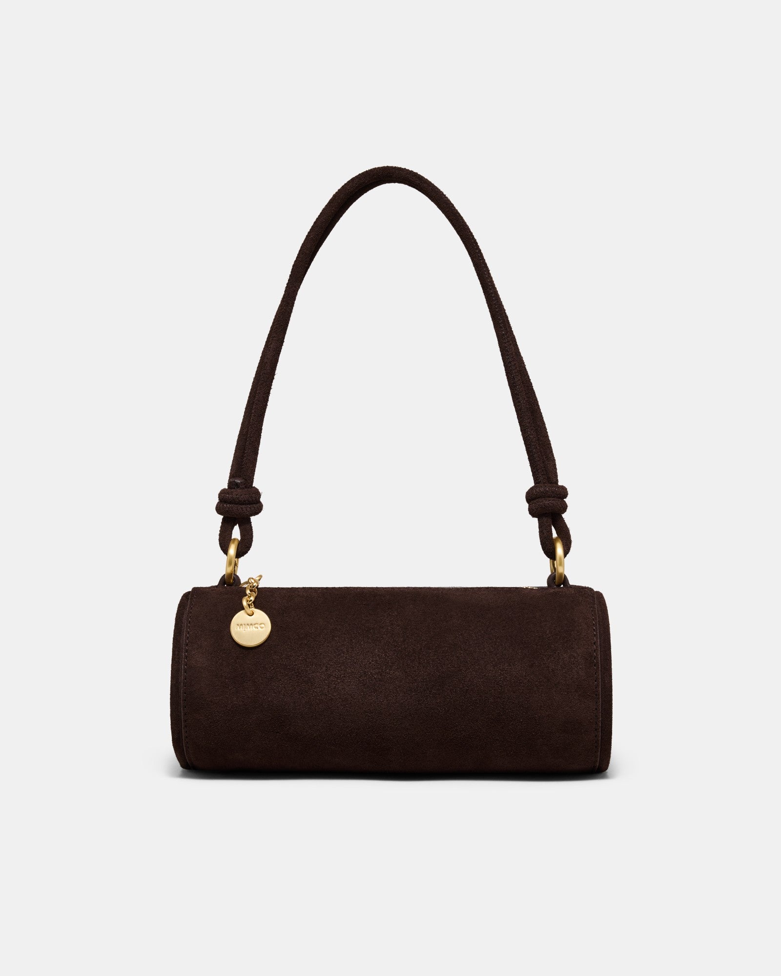 Barrel Mini Shoulder Bag - Chocolate