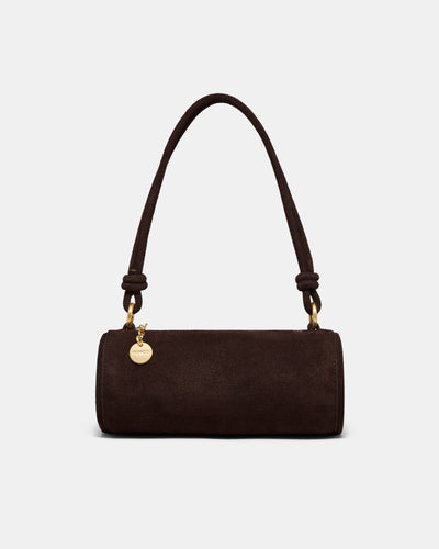 Barrel Mini Shoulder Bag - Chocolate