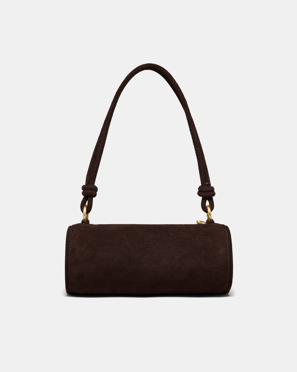 Barrel Mini Shoulder Bag - Chocolate