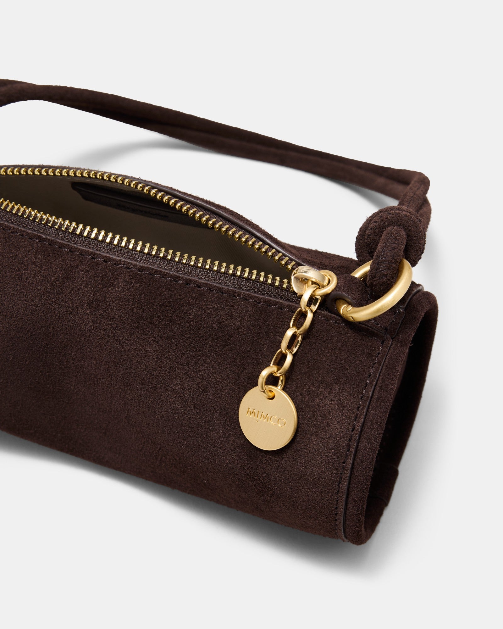 Barrel Mini Shoulder Bag - Chocolate