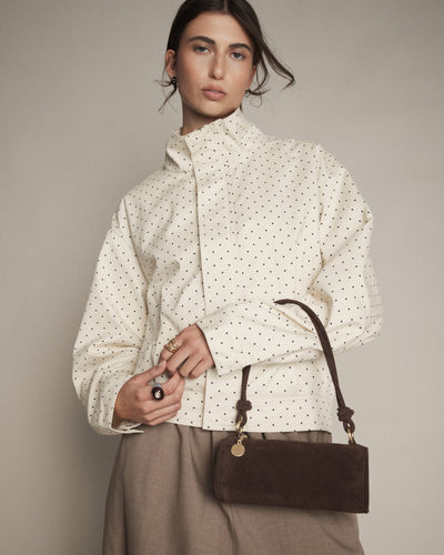 Barrel Mini Shoulder Bag - Chocolate