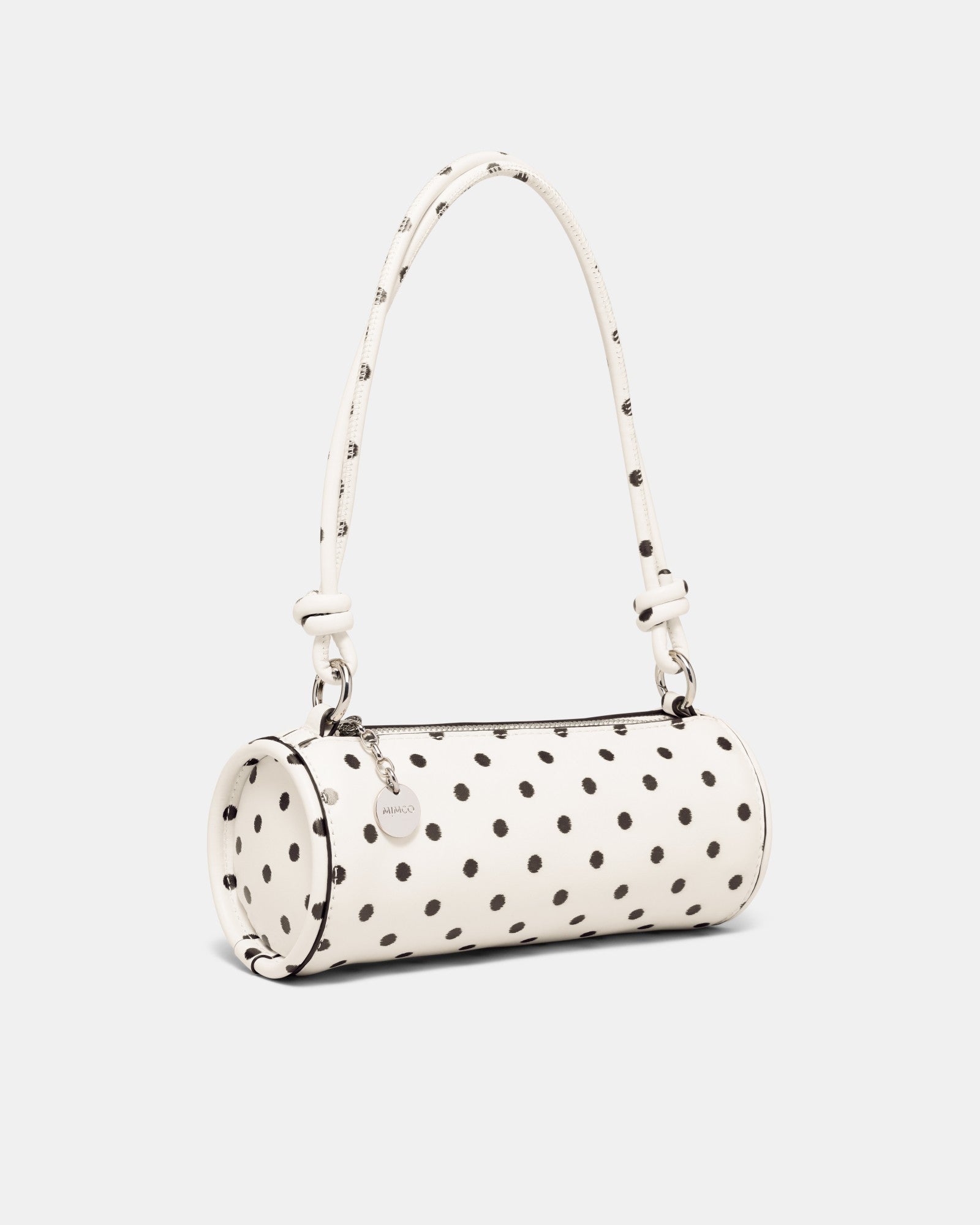 Barrel Mini Shoulder Bag - Dot Print