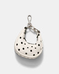 Luna Mini Bag Charm - Dot Print