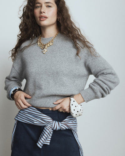 Luna Mini Bag Charm - Dot Print
