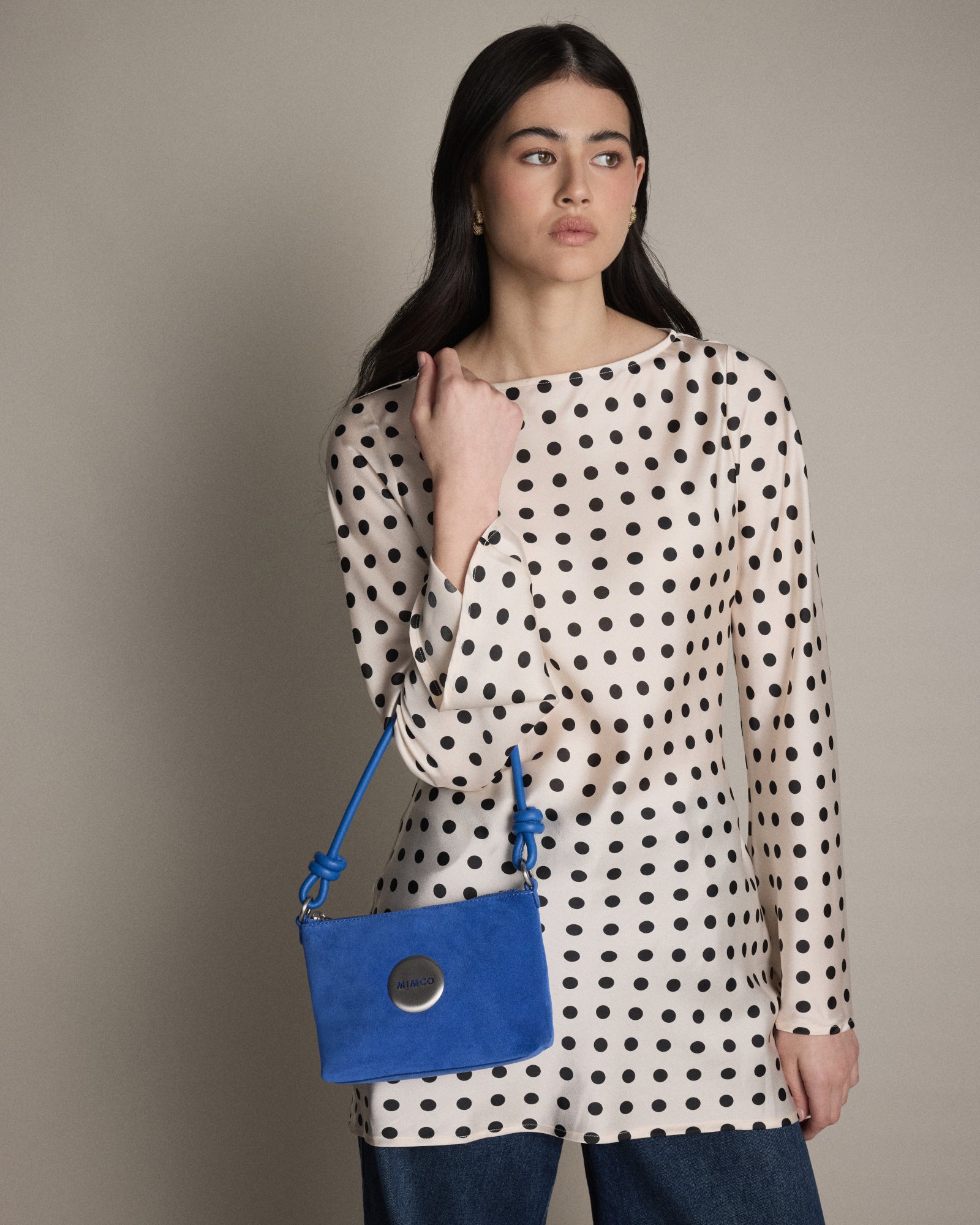 Mim Pouch Shoulder Bag - Cobalt