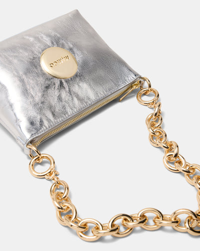 Mim Pouch Shoulder Bag - Silver