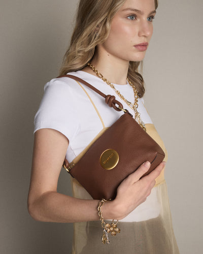 Mim Pouch Shoulder Bag - Walnut