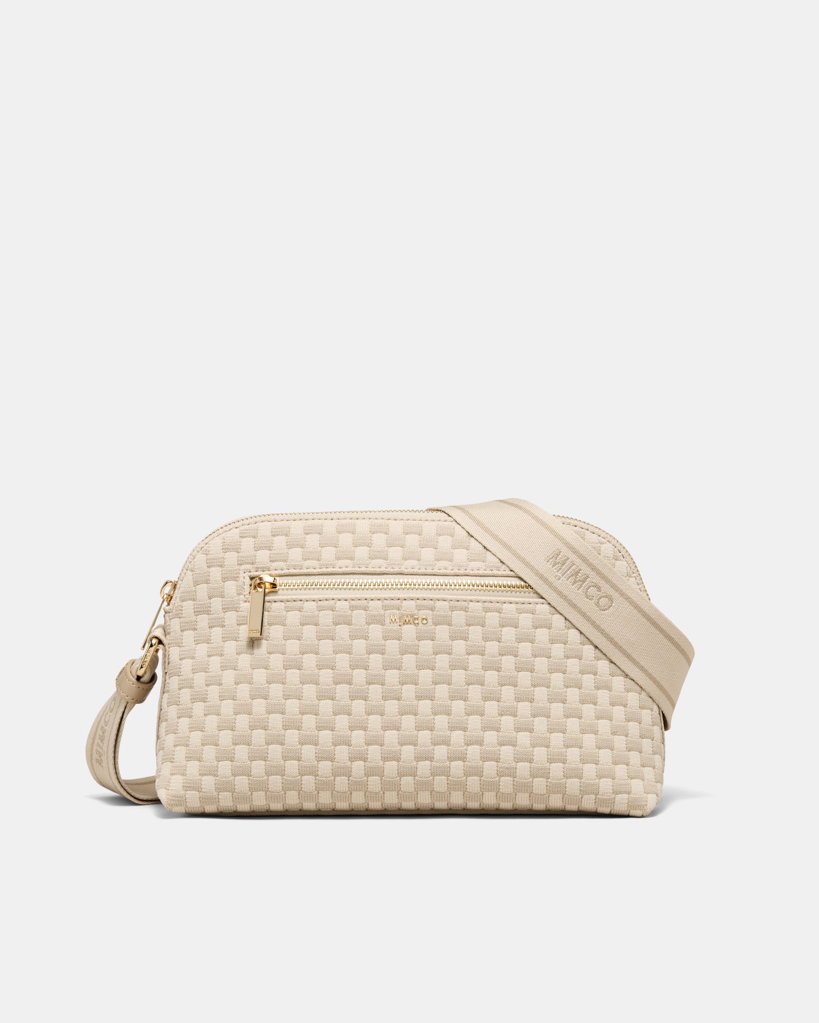 Squad Woven Crossbody Bag - Natural