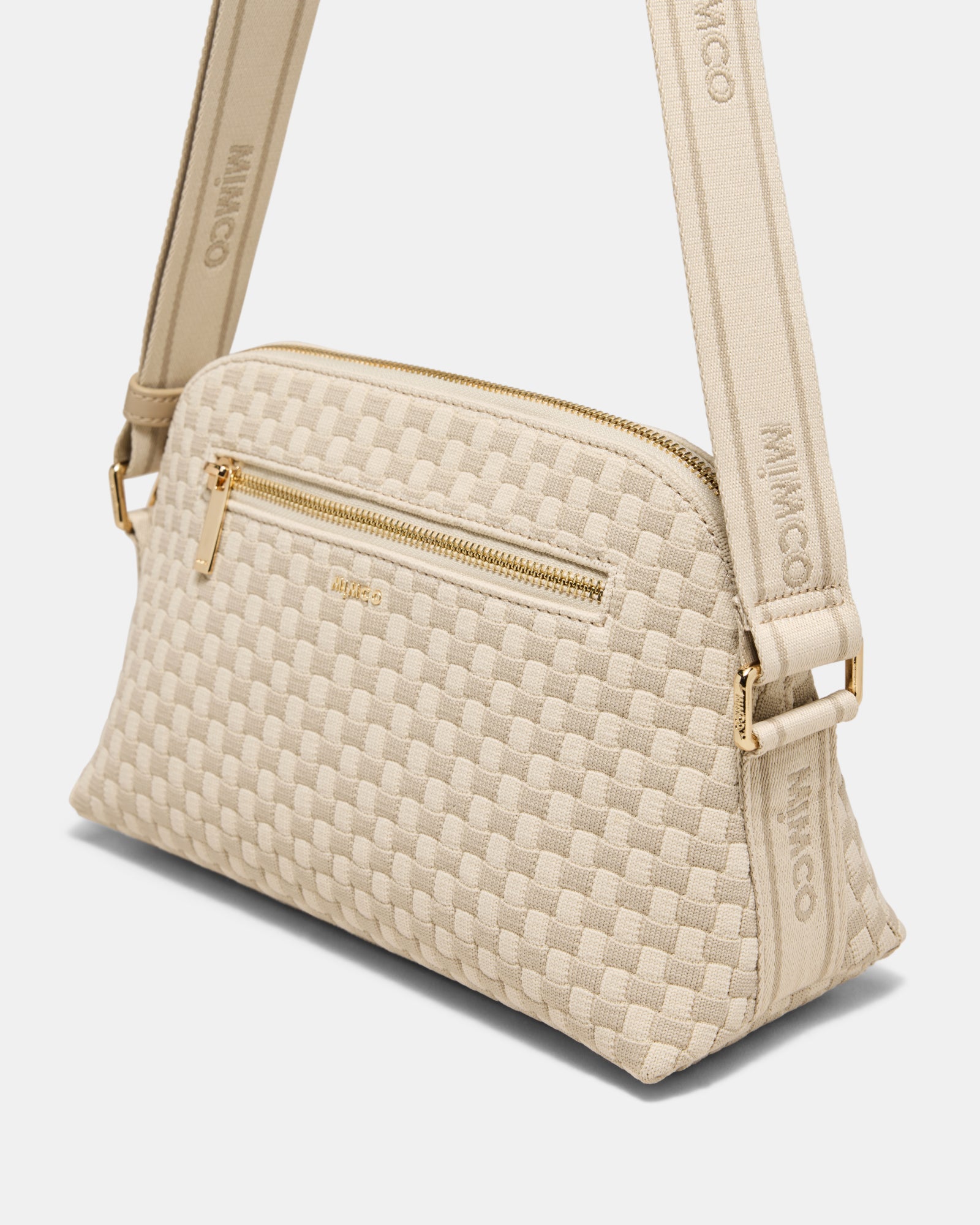 Squad Woven Crossbody Bag - Natural