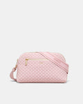 Squad Woven Crossbody Bag - Pink Salt