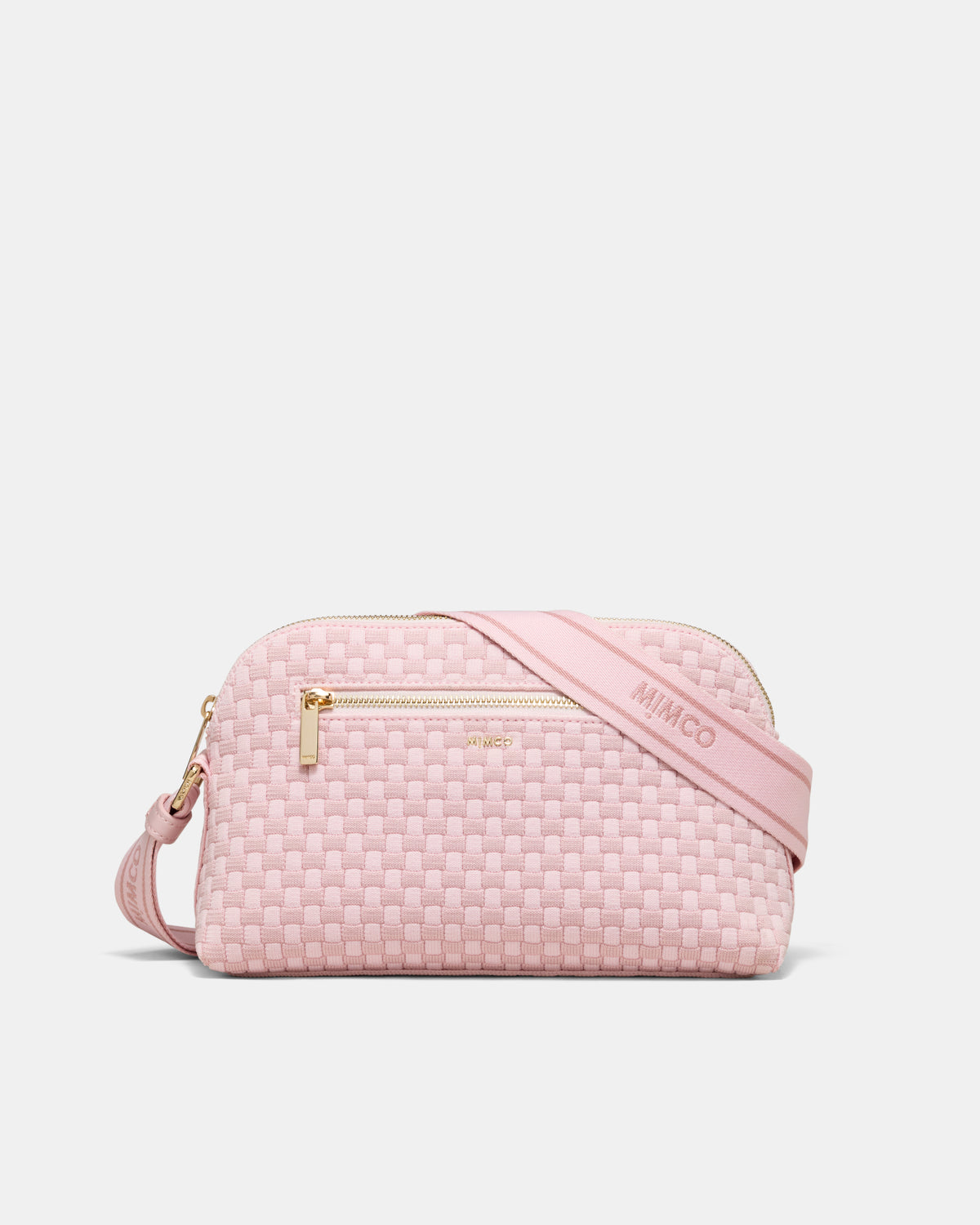 Squad Woven Crossbody Bag - Pink Salt