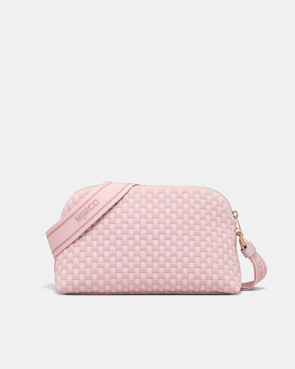 Squad Woven Crossbody Bag - Pink Salt
