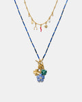 Talisman Duo Necklace - Ultra Marine