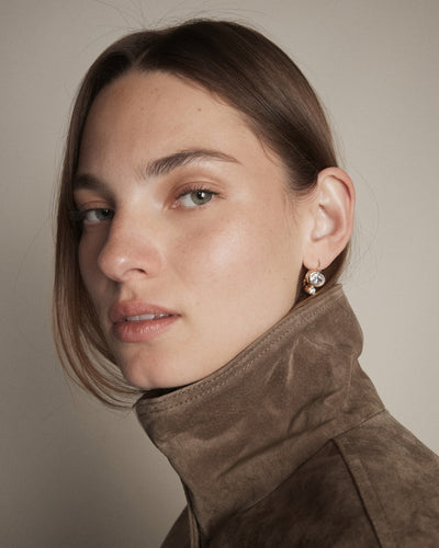 Courtside Hook Earrings - Gold