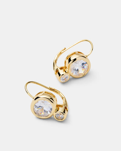 Courtside Hook Earrings - Gold