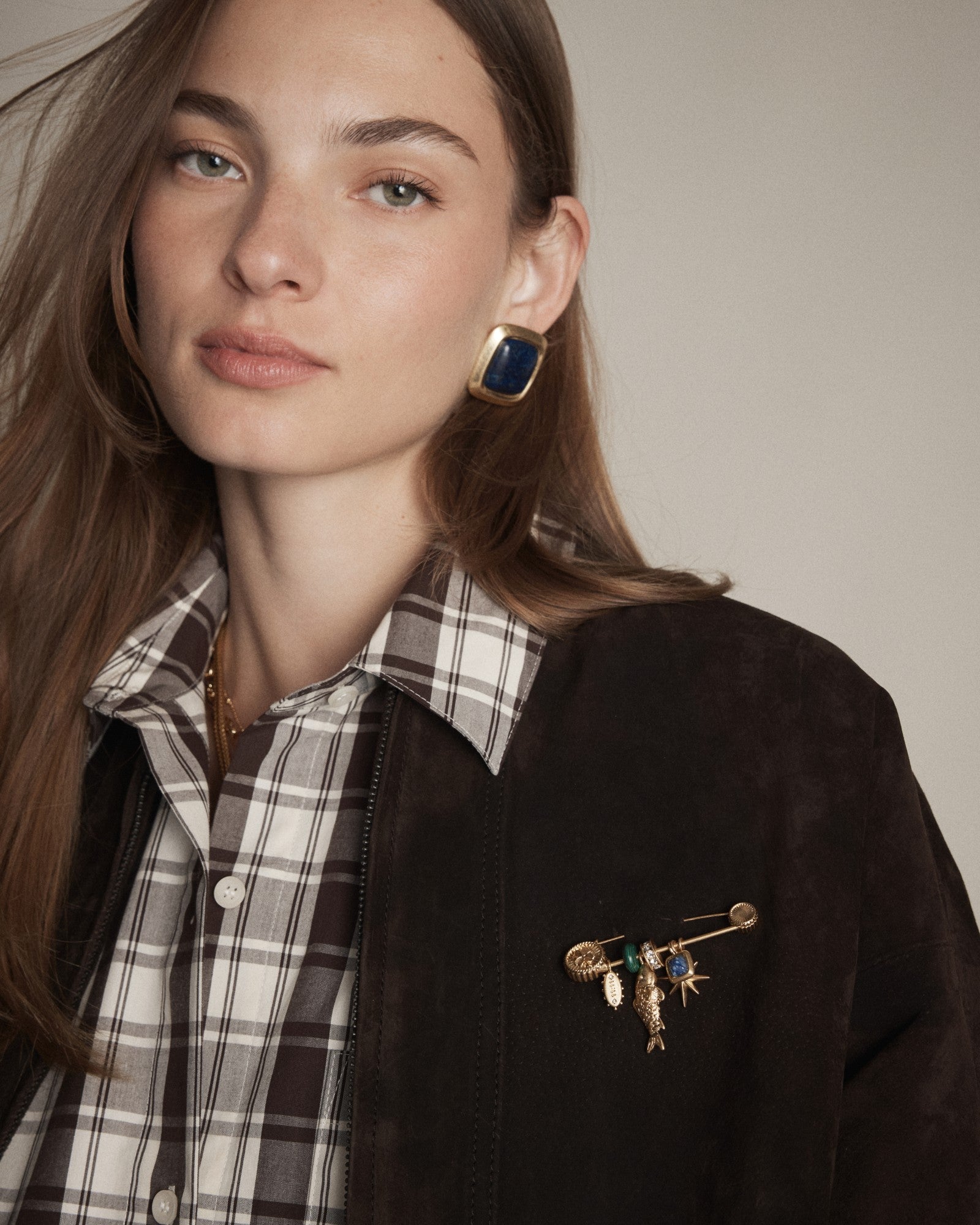 Fortuna Brooch - Gold
