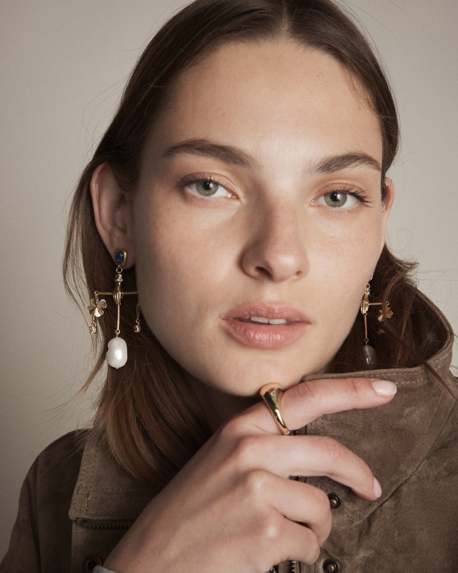 Alchemist Earrings - Gold