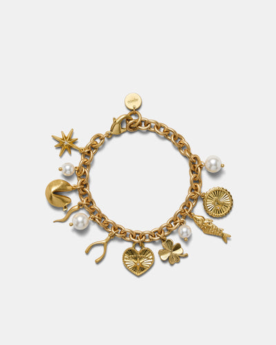 Fortuna Charm Bracelet - Gold