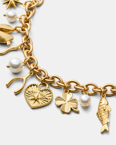 Fortuna Charm Bracelet - Gold