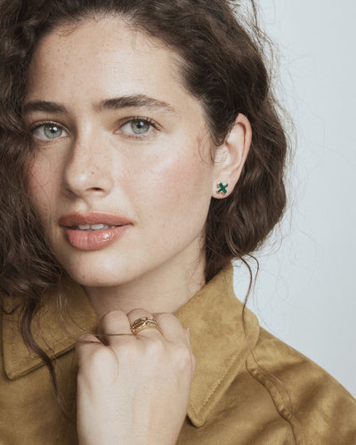 Dreamer Stud Earrings - Thyme