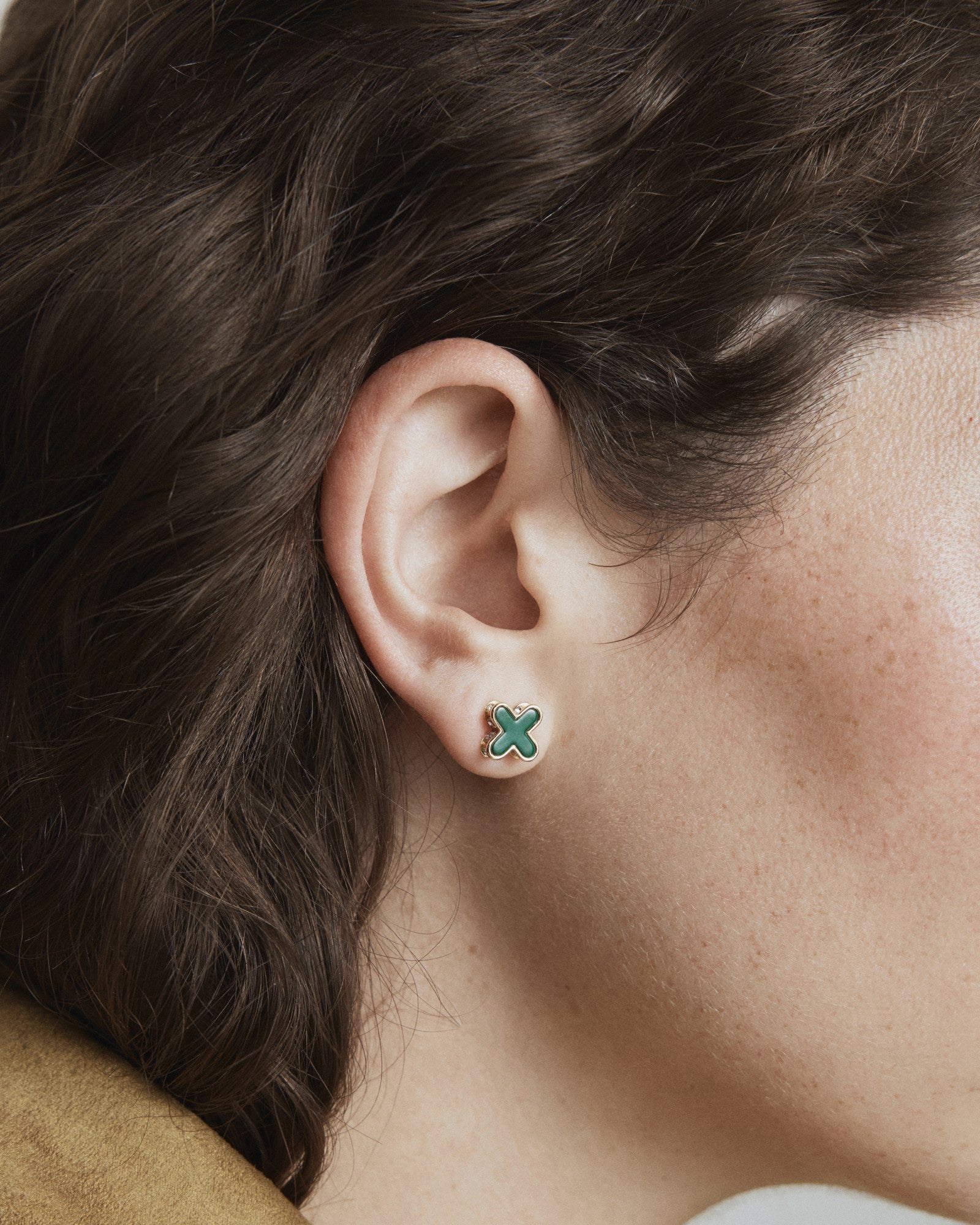 Dreamer Stud Earrings - Thyme