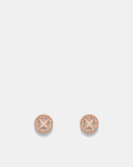 Amulet Stud Earrings - Rose Gold