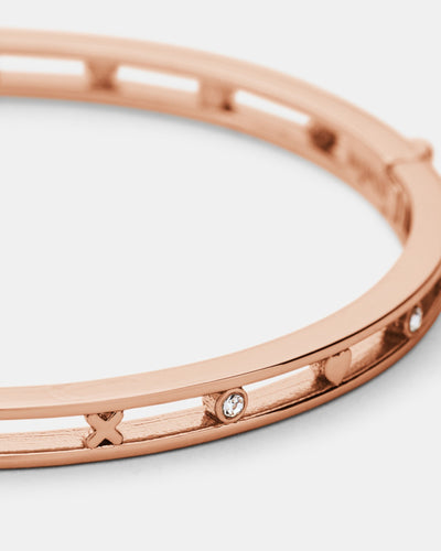 Amulet Bangle - Rose Gold