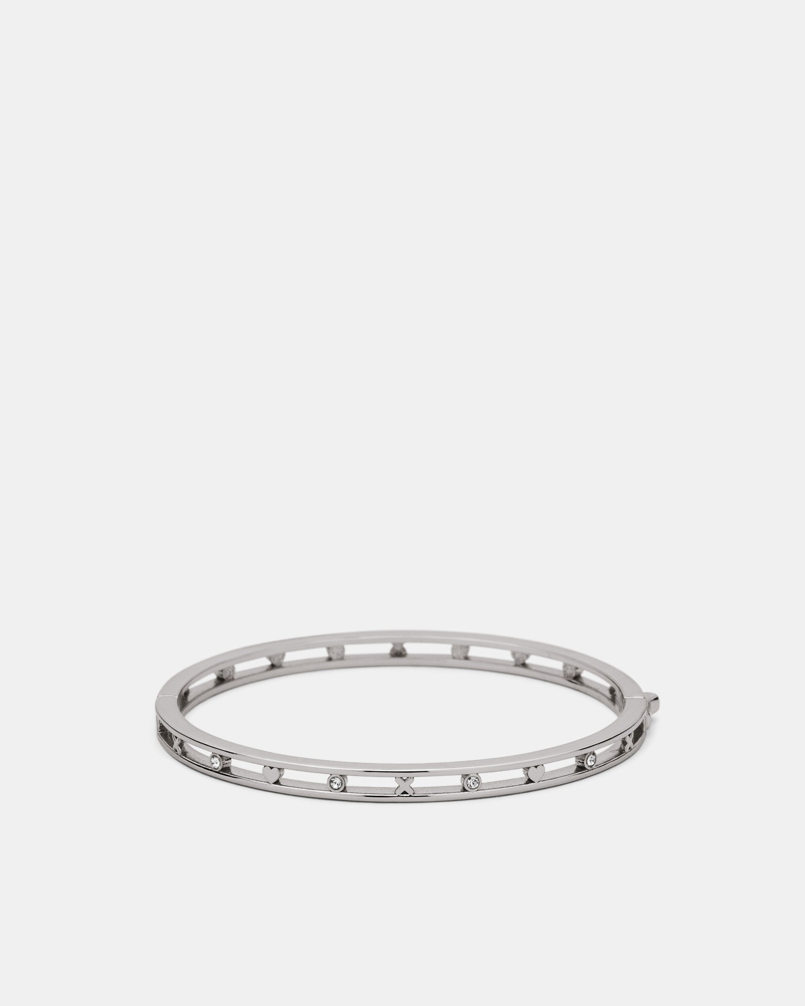 Amulet Bangle - Silver