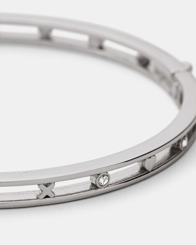 Amulet Bangle - Silver