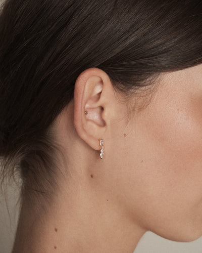 Shadow Drop Earrings - Gold