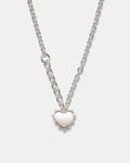 Adore Heart Necklace - Silver