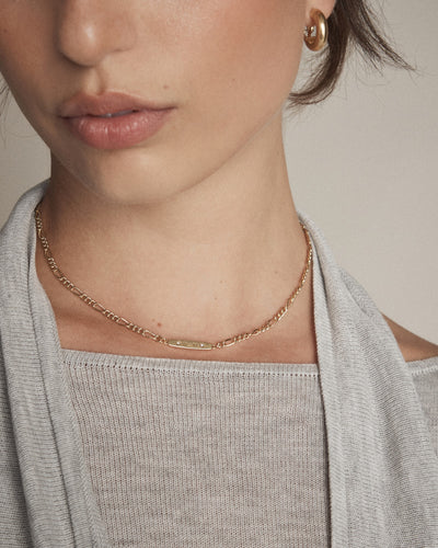 Lucky Coin Duo Necklace - Gold