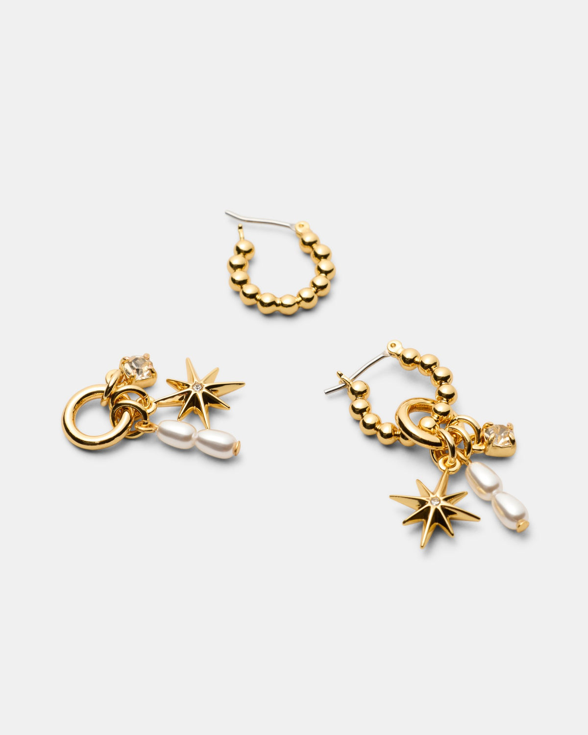 Charmelle Hoop Earrings - Gold