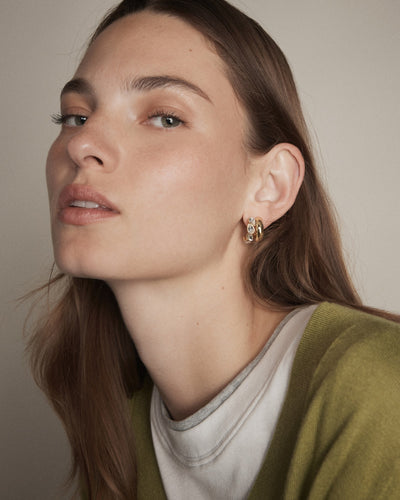 Aurelune Hoop Earrings - Gold