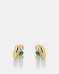 Aurelune Hoop Earrings - Multicolour