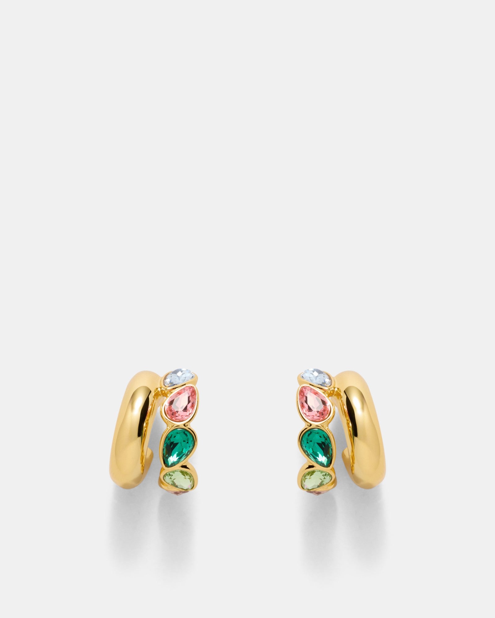 Aurelune Hoop Earrings - Multicolour